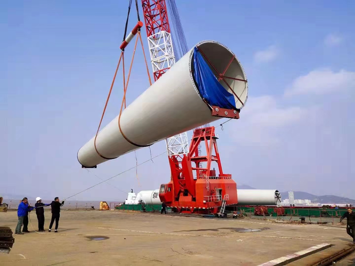 大型設備水陸聯(lián)運